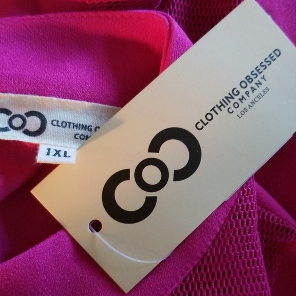 2X Fuschia Pink Dress NWT - Picture 3 of 7